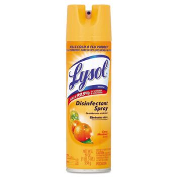 Disinfectant Spray, Citrus Meadow Scent, 19oz Aerosol