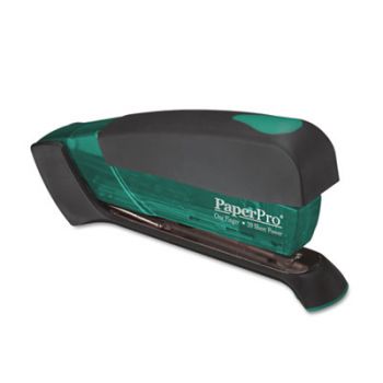 Desktop Stapler, 20-Sheet Capacity, Translucent Green