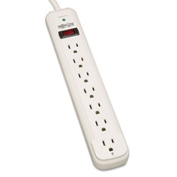 TLP712 Surge Suppressor, 7 Outlets, 12 ft Cord, 1080 Joules, White