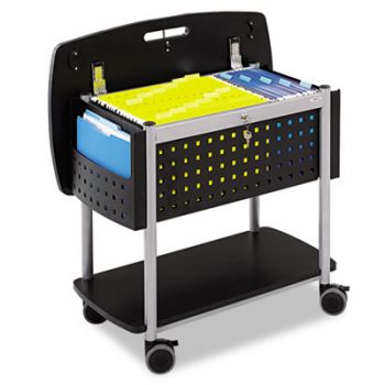 Scoot Mobile File, 29-3/4w x 18-3/4d x 27h, Black/Silver