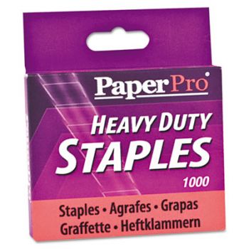 Heavy-Duty Staples, 1/2" Leg Length, 1000/Box
