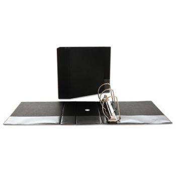 D-Ring Binder, 5" Capacity, 8-1/2 x 11, Black