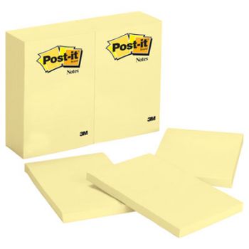 Original Pads in Canary Yellow, 4 x 6, 100/Pad, 12 Pads/Pack