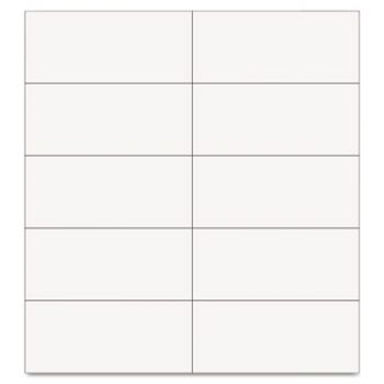 Dry Erase Magnetic Tape Strips, White, 2" x 7/8", 25/Pack