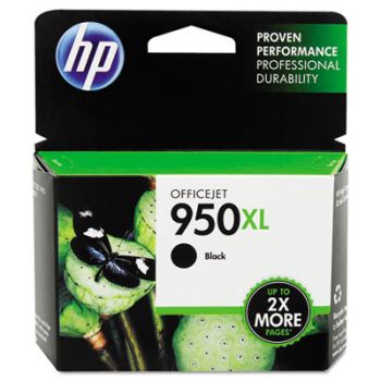 HP 950XL, (CN045AN) High-Yield Black Original Ink Cartridge, 2300 Page-Yield