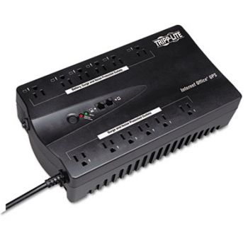 INTERNET900U Internet Office 900VA UPS 120V with USB, RJ11, 12 Outlet