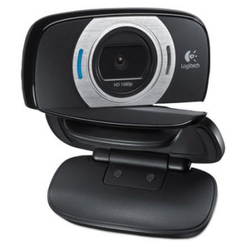 C615 HD Webcam, 1080p, Black/Silver