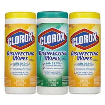 Disinfecting Wipes, 7 x 8, Fresh Scent/Citrus Blend, 35/Canister, 3/Pack, 5/Ctn