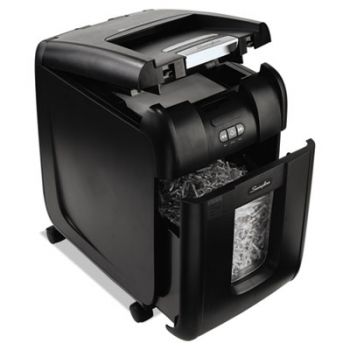 Stack-and-Shred 200X Auto Feed Shredder, Super Cross-Cut, 200 Sheets, 1-5 Users
