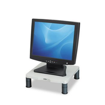 Standard Monitor Riser, 13 1/8 x 13 1/2 x 2, Platinum/Graphite