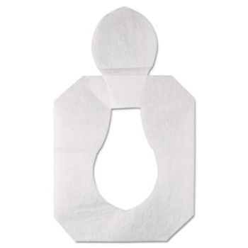 Health Gards Toilet Seat Covers, Half-Fold, White, 250/Pack, 4 Packs/Carton