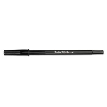 Ballpoint Stick Pen, Black Ink, Medium, 60 per Pack