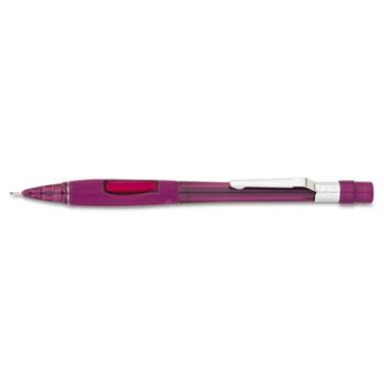Quicker Clicker Mechanical Pencil, 0.9 mm, Transparent Burgundy Barrel