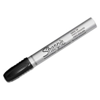 Pro Permanent Marker, Chisel Tip, Black, Open Stock, Dozen