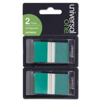 Page Flags, Green, 50 Flags/Dispenser, 2 Dispensers/Pack