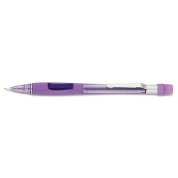 Quicker Clicker Mechanical Pencil, 0.7 mm, Transparent Violet Barrel