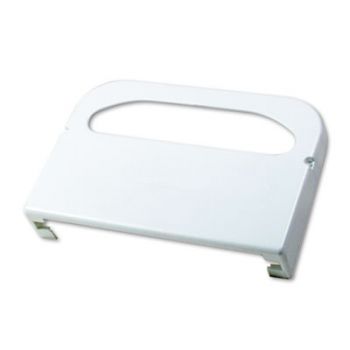 Wall-Mount Toilet Seat Cover Dispenser, Plastic, White