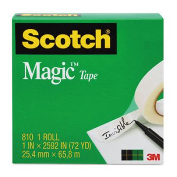 Magic Tape, 1" x 1296", 1" Core, Clear