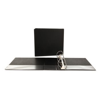 D-Ring Binder, 4" Capacity, 8-1/2 x 11, Black