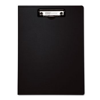 Portfolio Clipboard With Low-Profile Clip, 1/2" Capacity, 8 1/2 x 11, Black