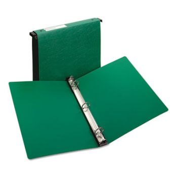 Hanging Storage Binder with Gap Free Round Rings, 11 x 8 1/2, 1" Capacity, Green