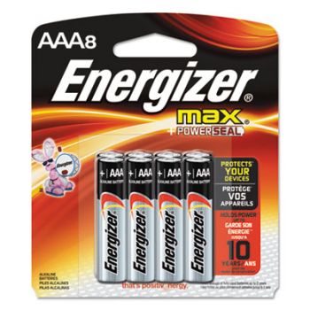 MAX Alkaline Batteries, AAA, 8 Batteries/Pack