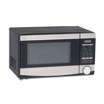 0.7 Cu.ft Capacity Microwave Oven, 700 Watts, Stainless Steel and Black