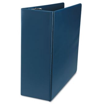 D-Ring Binder, 4" Capacity, 8-1/2 x 11, Navy