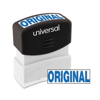 Message Stamp, ORIGINAL, Pre-Inked/Re-Inkable, Blue