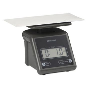 Electronic Postal Scale, 7lb Capacity, 5 1/2 x 5 1/5 Platform, Gray