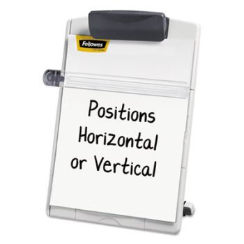 Desktop Easel-Style Copyholder, Plastic, 150 Sheet Capacity, Platinum/Graphite