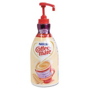 Liquid Coffee Creamer, Sweetened Original, 1500mL Pump Dispenser