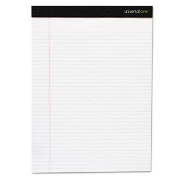 Perforated Edge Ruled Writing Pads, Legal, 6 Pads/Pack, White