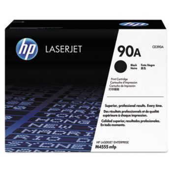 HP 90A, (CE390A) Black Original LaserJet Toner Cartridge