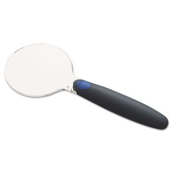 Rimless Handheld LED Magnifier, Round, 3 1/2" dia.