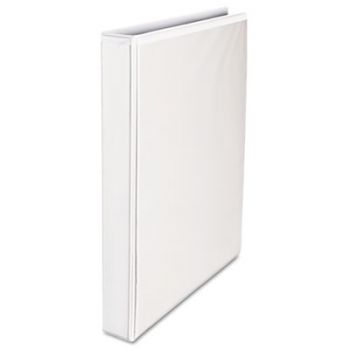Comfort Grip Deluxe Plus D-Ring View Binder, 1" Capacity, 8-1/2 x 11, White