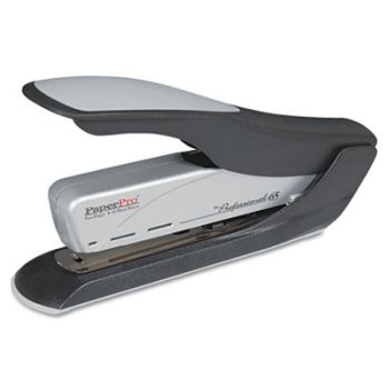 StackMaster 65 Stapler, 65-Sheet Capacity, Black/Silver