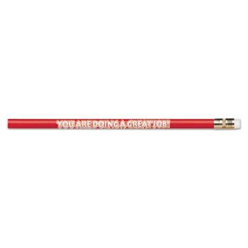 Decorated Wood Pencil, You Are Doing A Great Job, HB #2, Red