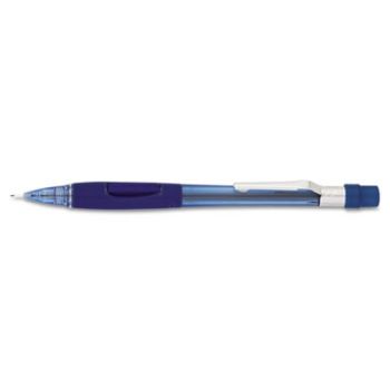 Quicker Clicker Mechanical Pencil, 0.7 mm, Transparent Blue Barrel