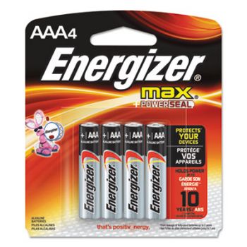 MAX Alkaline Batteries, AAA, 4 Batteries/Pack
