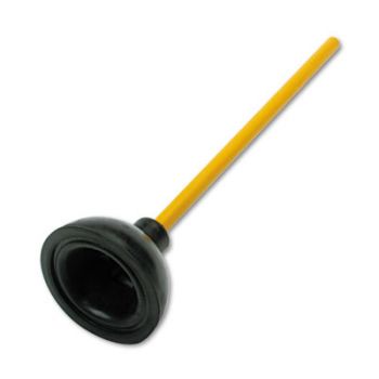 Plunger for Drains or Toilets, 20 Handle w/4h x 6 Diameter Rubber Plunger