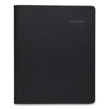 QuickNotes Weekly/Monthly Appointment Book, 8 x 9 7/8, Black, 2021