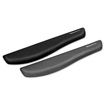 PlushTouch Keyboard Wrist Rest, Foam, Graphite, 18 1/8 x 3-3/16