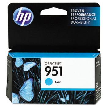 HP 951, (CN050AN) Cyan Original Ink Cartridge, 700 Page-Yield