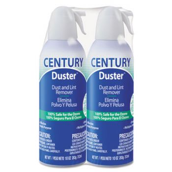 Disposable Compressed Gas Duster, 10 oz, 2/Pk