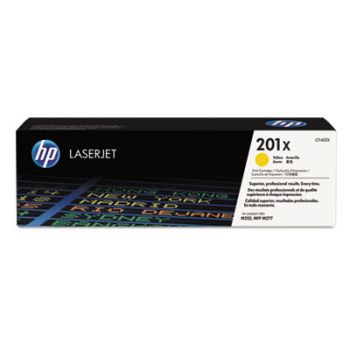 HP 201X (CF402X) High-Yield Yellow Original LaserJet Toner Cartridge