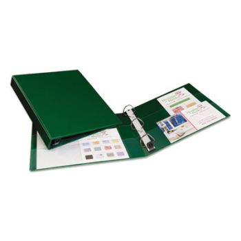 Heavy-Duty Binder with One Touch EZD Rings, 11 x 8 1/2, 1" Capacity, Green