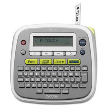 P-Touch PT-D200 Label Maker, 2 Lines, 6-1/2w x 6-1/10d x 2-7/10h