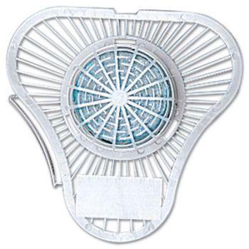 Urinal Screen w/Non-Para Cleaner Block, Green Apple, 12/Box