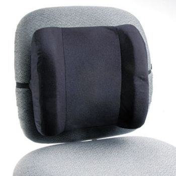 Remedease High Profile Backrest,123/4w x 4d x 13h, Black